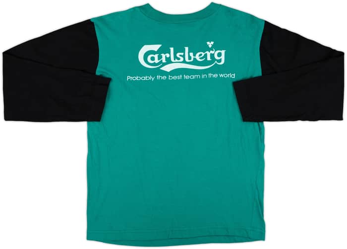 1992-93 Liverpool adidas Cotton L/S Tee - 8/10 - (S)