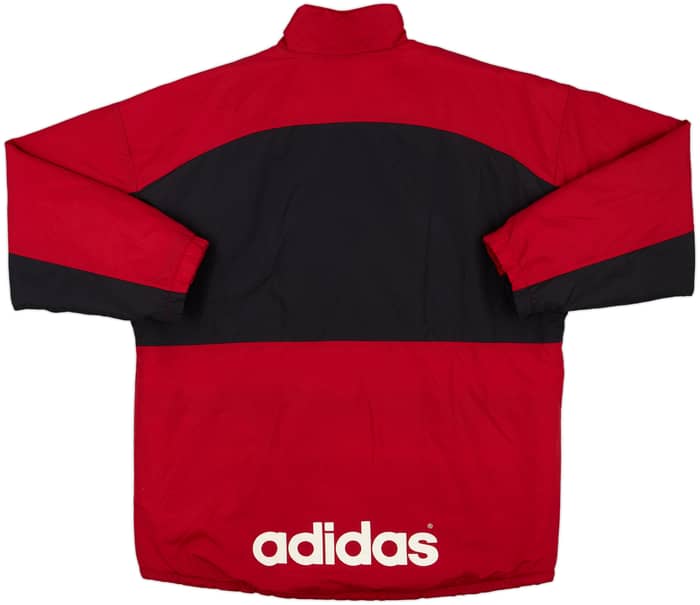1993-95 Liverpool adidas Padded Bench Coat - 8/10 - (XL)
