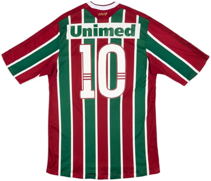 2009-10 Fluminense Home Shirt #10 - 8/10 - (M)