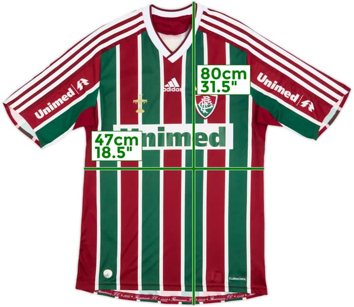 2009-10 Fluminense Home Shirt #10 - 8/10 - (M)