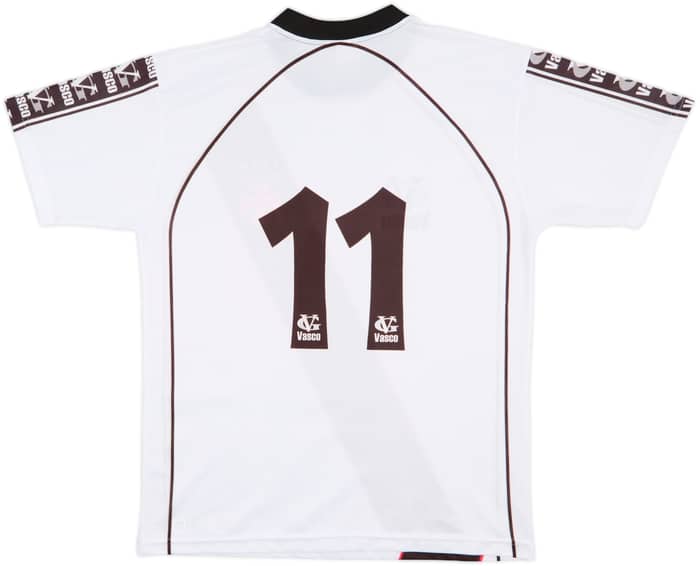 2001 Vasco da Gama Basic Away Shirt #11 (Romario) - 7/10 - (L)