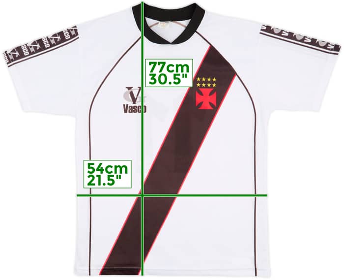 2001 Vasco da Gama Basic Away Shirt #11 (Romario) - 7/10 - (L)