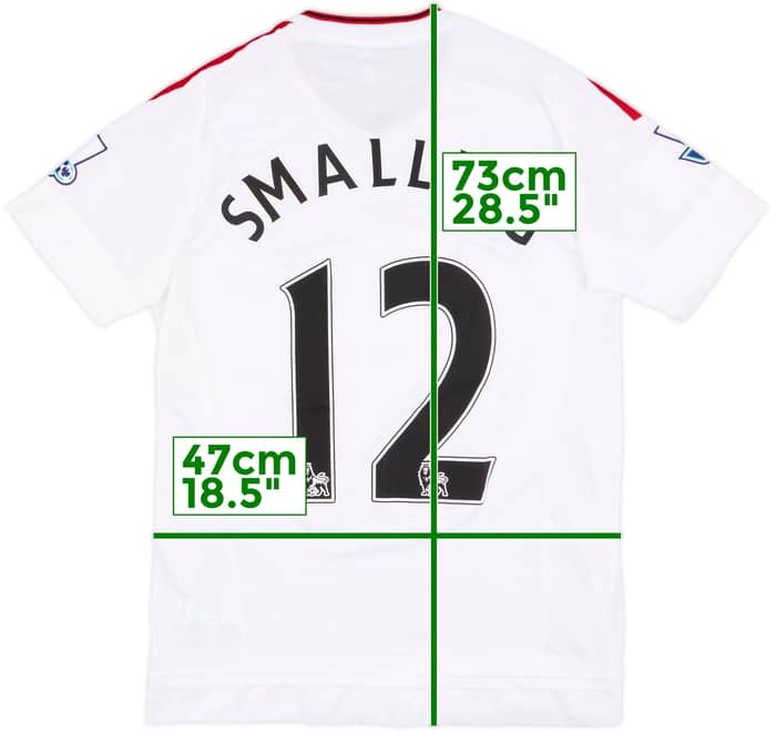 2015-16 Manchester United Player Issue Away Shirt Smalling #12 - 7/10 - (L)