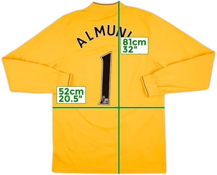 2009-10 Arsenal GK Shirt Almunia #1 - 7/10 - (L)