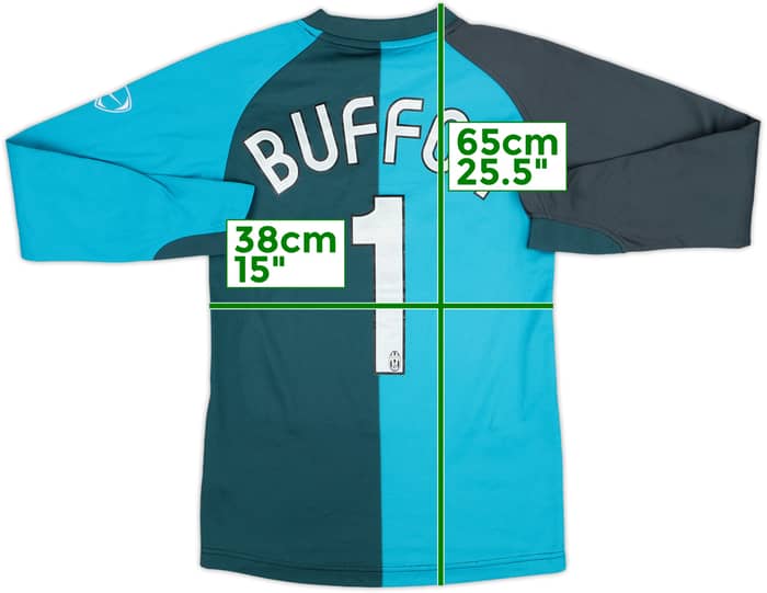 2006-07 Juventus GK Shirt Buffon #1 - 8/10 - (S.Boys)