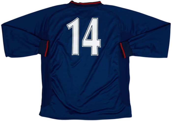 2000-01 Umbro Template L/S Shirt #14 - 7/10 - (XL)