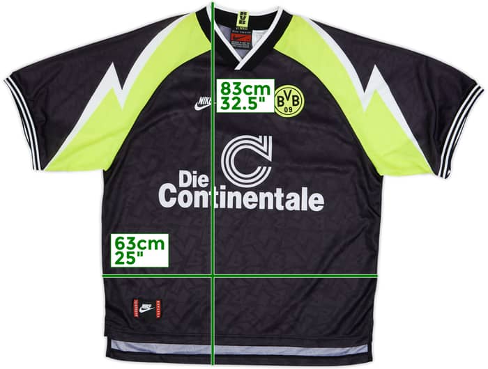1995-96 Borussia Dortmund Away Shirt - 9/10 - (XXL)