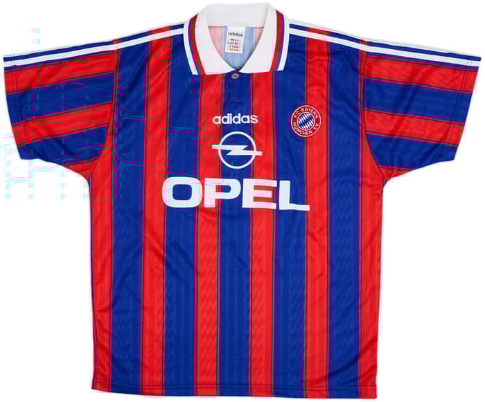 1995-97 Bayern Munich Home Shirt Klinsmann #18 - 8/10 - (L)
