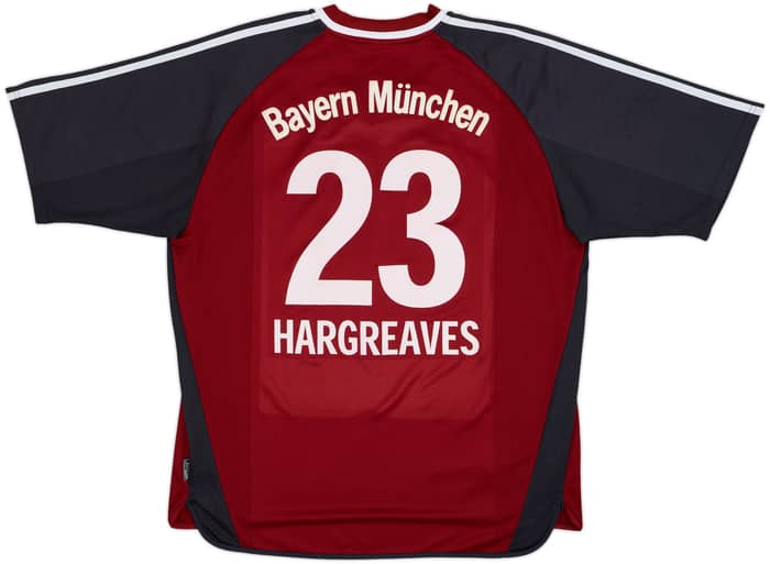 2001-02 Bayern Munich Home Shirt Hargreaves #23 - 8/10 - (L)