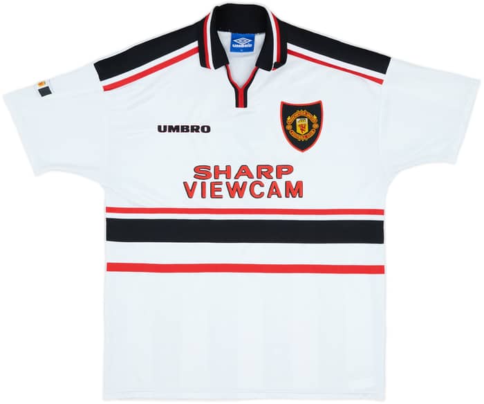 1997-99 Manchester United Away Shirt Beckham #7 - 6/10 - (XL)