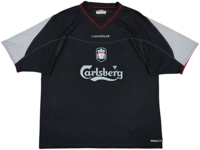 2002-04 Liverpool Away Shirt Gerrard #17 - 8/10 - (XL)