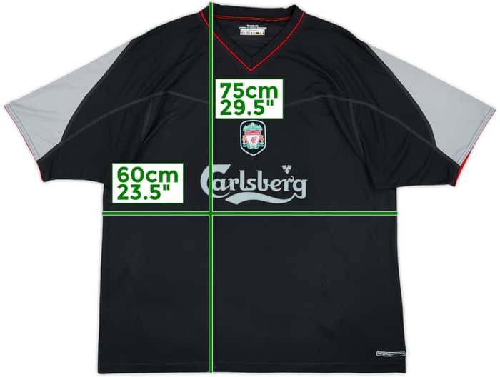 2002-04 Liverpool Away Shirt Gerrard #17 - 8/10 - (XL)