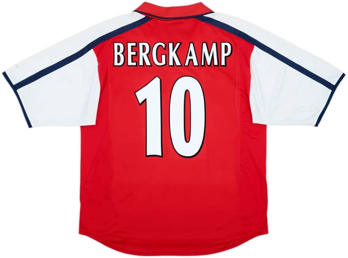 2000-02 Arsenal Home Shirt Bergkamp #10 - 6/10 - (L)