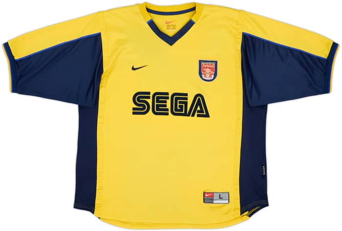 1999-01 Arsenal Away Shirt Bergkamp #10 - 6/10 - (L)