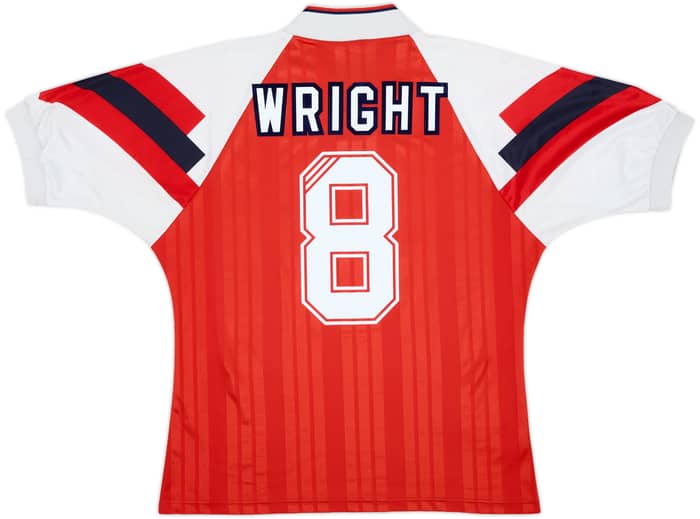 1992-94 Arsenal Home Shirt Wright #8 - 6/10 - (M/L)