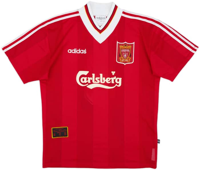 1995-96 Liverpool Home Shirt Rush #9 - 9/10 - (L)