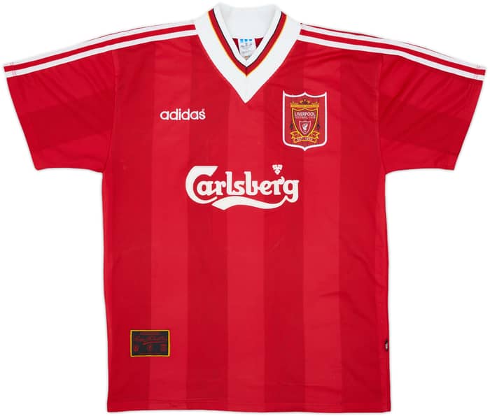 1995-96 Liverpool Home Shirt Rush #9 - 9/10 - (L)