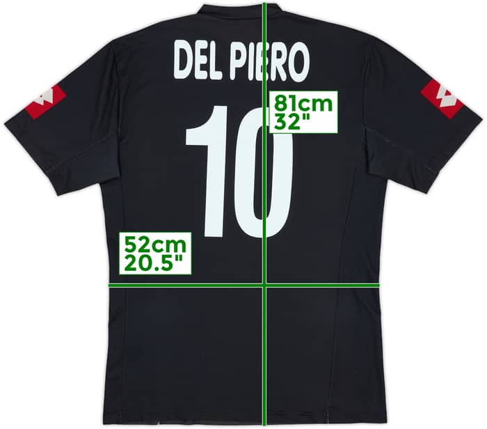 2001-02 Juventus Away Shirt Del Piero #10 - 6/10 - (L)