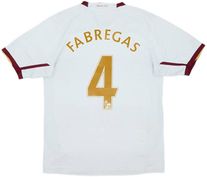 2007-08 Arsenal Away Shirt Fabregas #4 - 5/10 - (S)