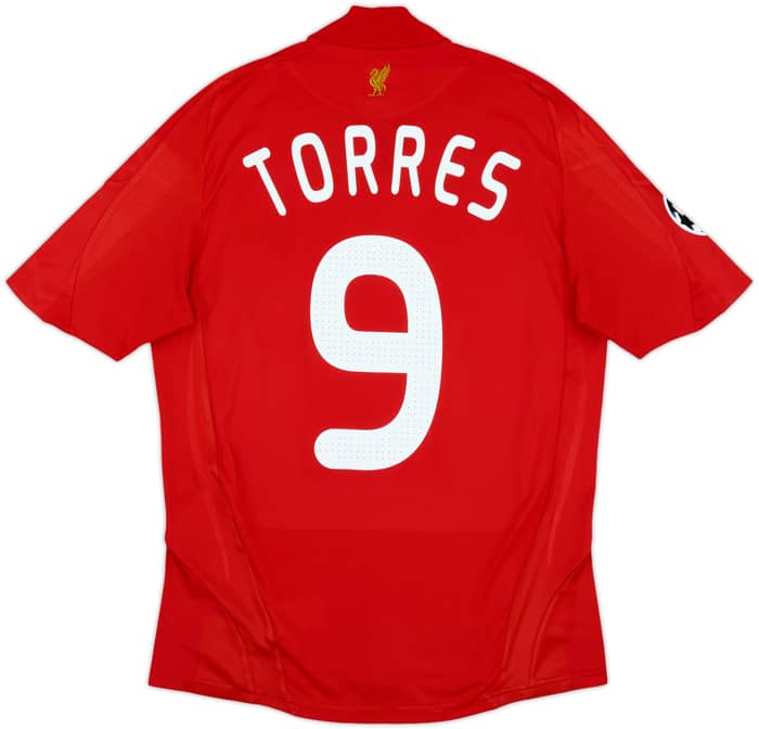 2008-10 Liverpool Home Shirt Torres #9 - 7/10 - (M)