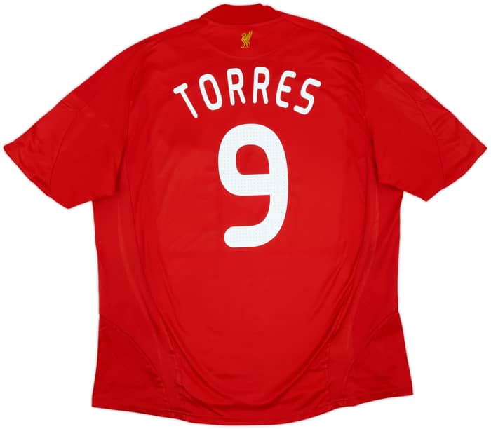 2008-10 Liverpool Home Shirt Torres #9 - 6/10 - (XXL)