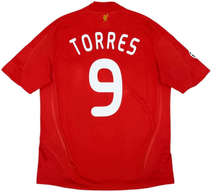 2008-10 Liverpool Home Shirt Torres #9 - 7/10 - (L)
