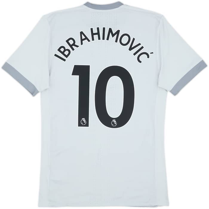 2017-18 Manchester United Player Issue Third Shirt Ibrahimovic #10 - 9/10 - (S)