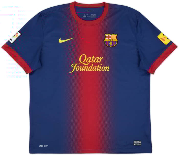 2012-13 Barcelona Home Shirt Messi #10 - 9/10 - (XL)