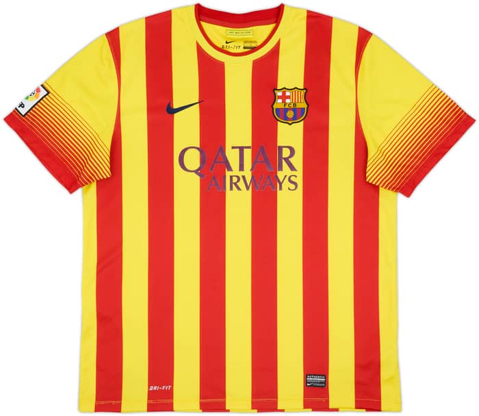 2013-15 Barcelona Away Shirt Messi #10 - 8/10 - (XL)