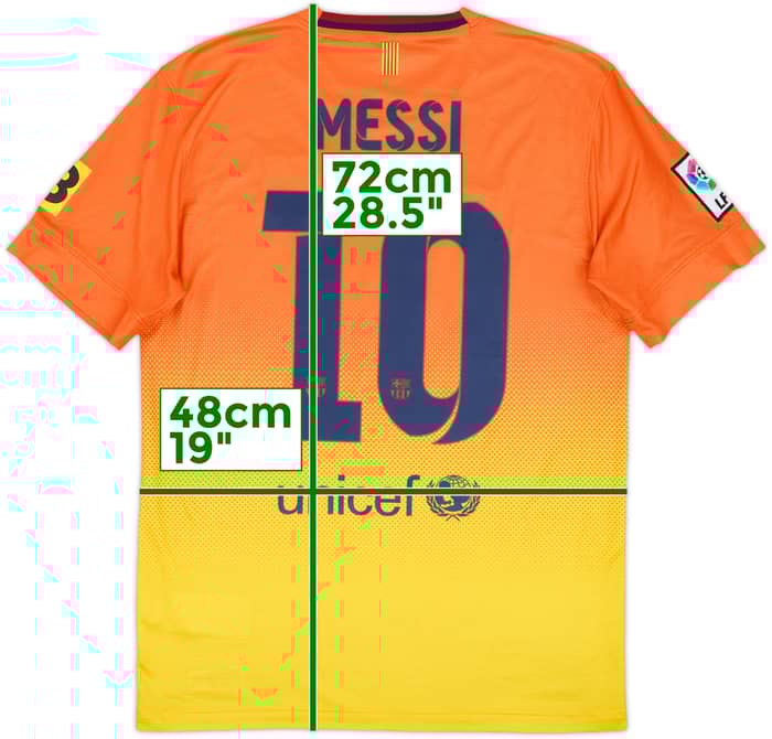 2012-13 Barcelona Away Shirt Messi #10 - 8/10 - (S)