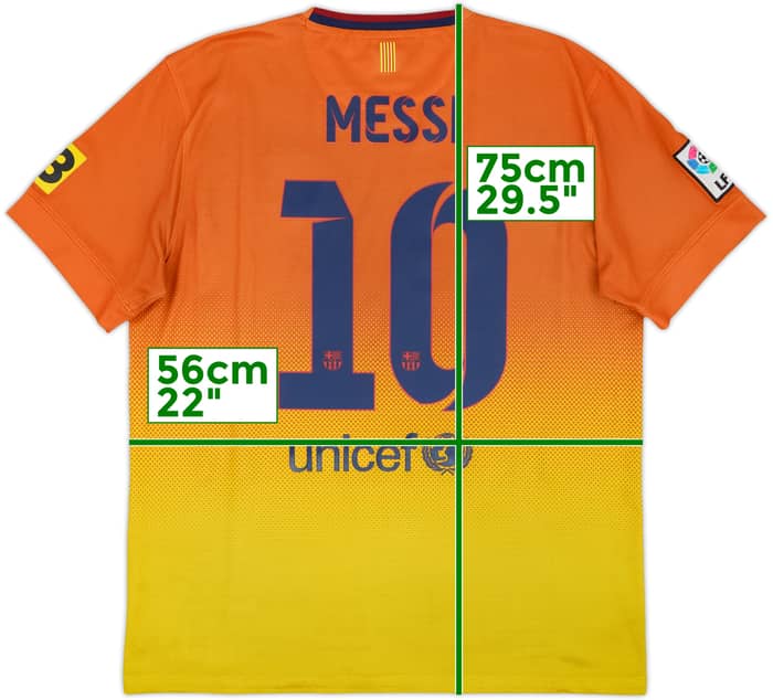 2012-13 Barcelona Away Shirt Messi #10 - 5/10 - (L)