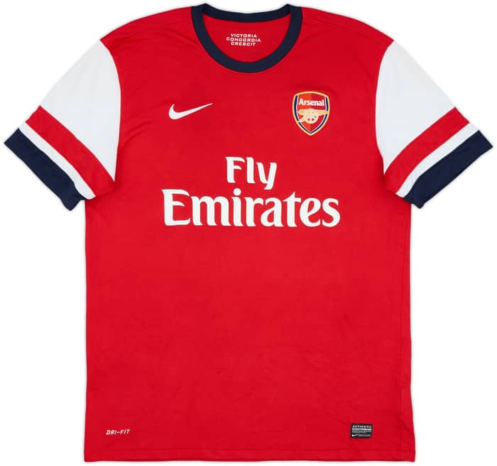 2012-14 Arsenal Home Shirt Arteta #8 - 8/10 - (L)