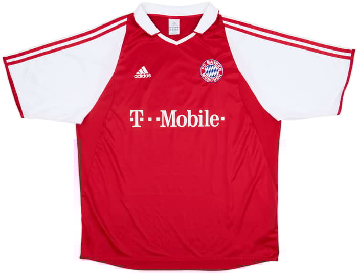 2003-04 Bayern Munich Home Shirt Elber #9 - 6/10 - (XL)