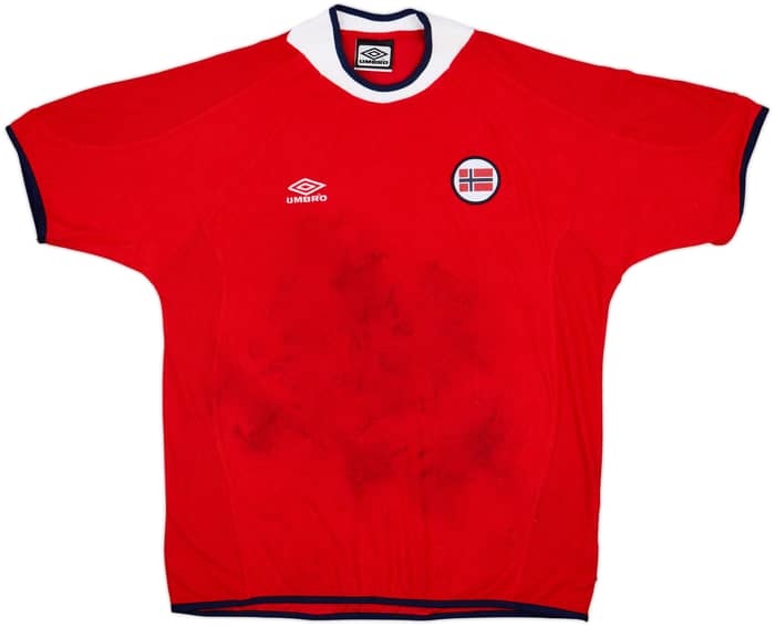2000-02 Norway Home Shirt - 3/10 - (XL)