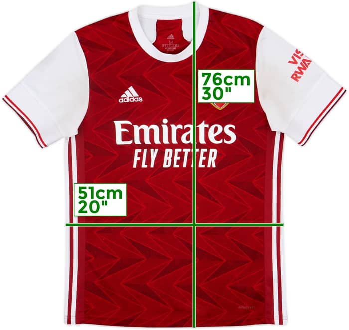 2020-21 Arsenal Home Shirt - 4/10 - (M)