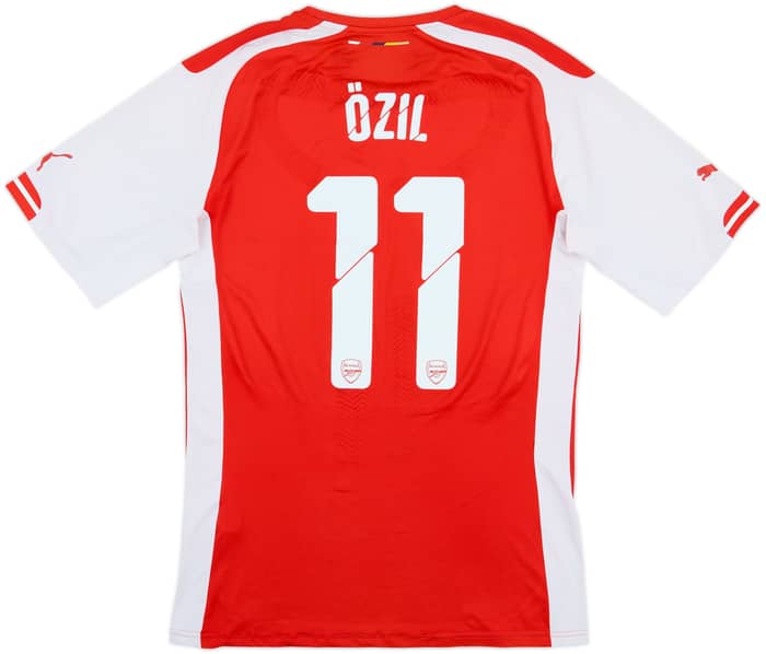 2014-15 Arsenal Player Issue (ACTV Fit) Home Shirt Ozil #11 - 6/10 - (XXL)
