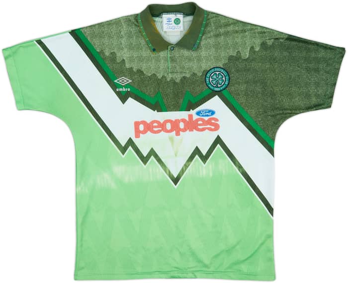 1991-92 Celtic Away Shirt - 4/10 - (XL)