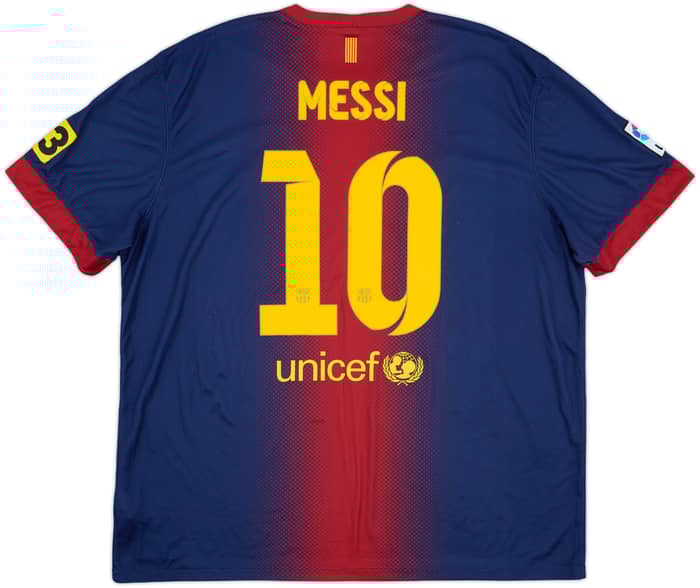 2012-13 Barcelona Home Shirt Messi #10 - 8/10 - (XXL)