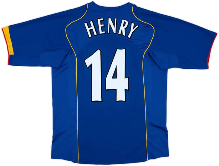 2004-06 Arsenal Away Shirt Henry #14 - 8/10 - (L)