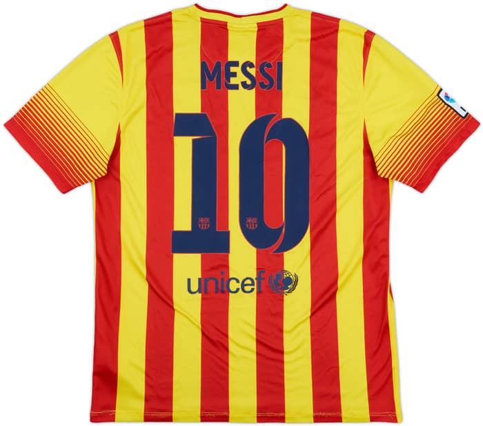2013-15 Barcelona Away Shirt Messi #10 - 6/10 - (L)