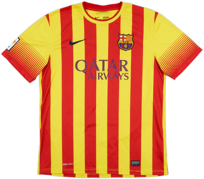 2013-15 Barcelona Away Shirt Messi #10 - 6/10 - (L)
