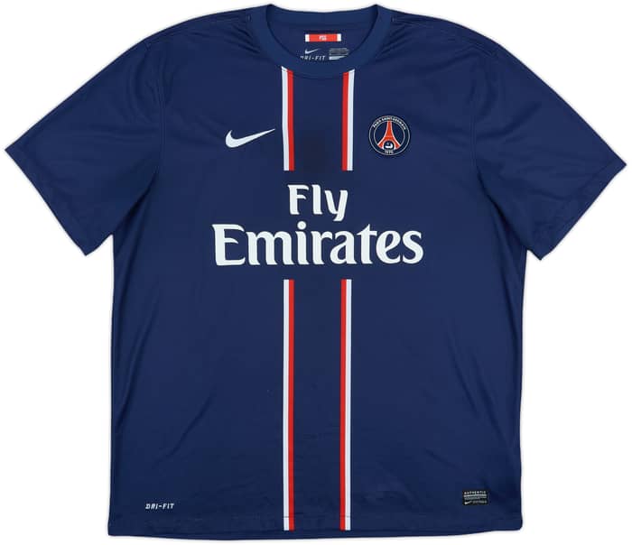 2012-13 Paris Saint-Germain Home Shirt Beckham #32 - 6/10 - (XL)