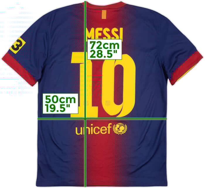 2012-13 Barcelona Home Shirt Messi #10 - 6/10 - (M)