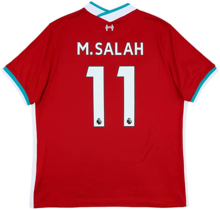 2020-21 Liverpool Home Shirt M.Salah #11 - 9/10 - (XL)