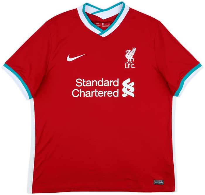 2020-21 Liverpool Home Shirt M.Salah #11 - 9/10 - (XL)