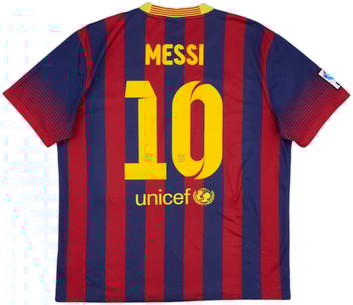 2013-14 Barcelona Home Shirt Messi #10 - 6/10 - (XXL)