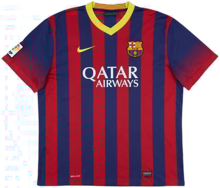 2013-14 Barcelona Home Shirt Messi #10 - 6/10 - (XXL)