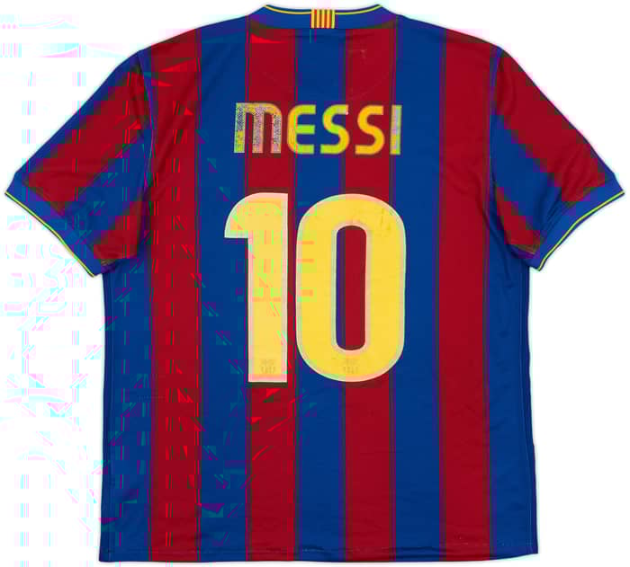 2009-10 Barcelona Home Shirt Messi #10 - 5/10 - (M)