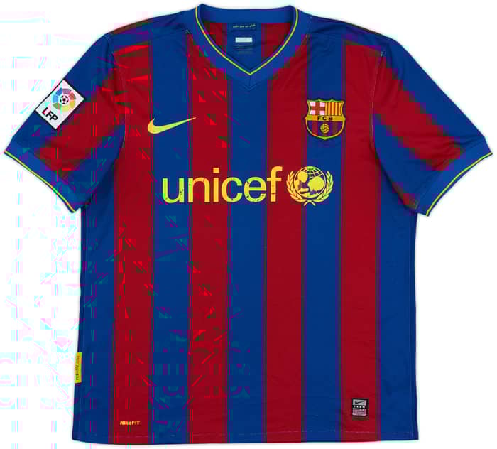 2009-10 Barcelona Home Shirt Messi #10 - 5/10 - (M)
