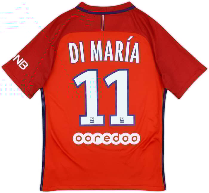 2016-17 Paris Saint-Germain Away Shirt Di Maria #11 - 6/10 - (S)